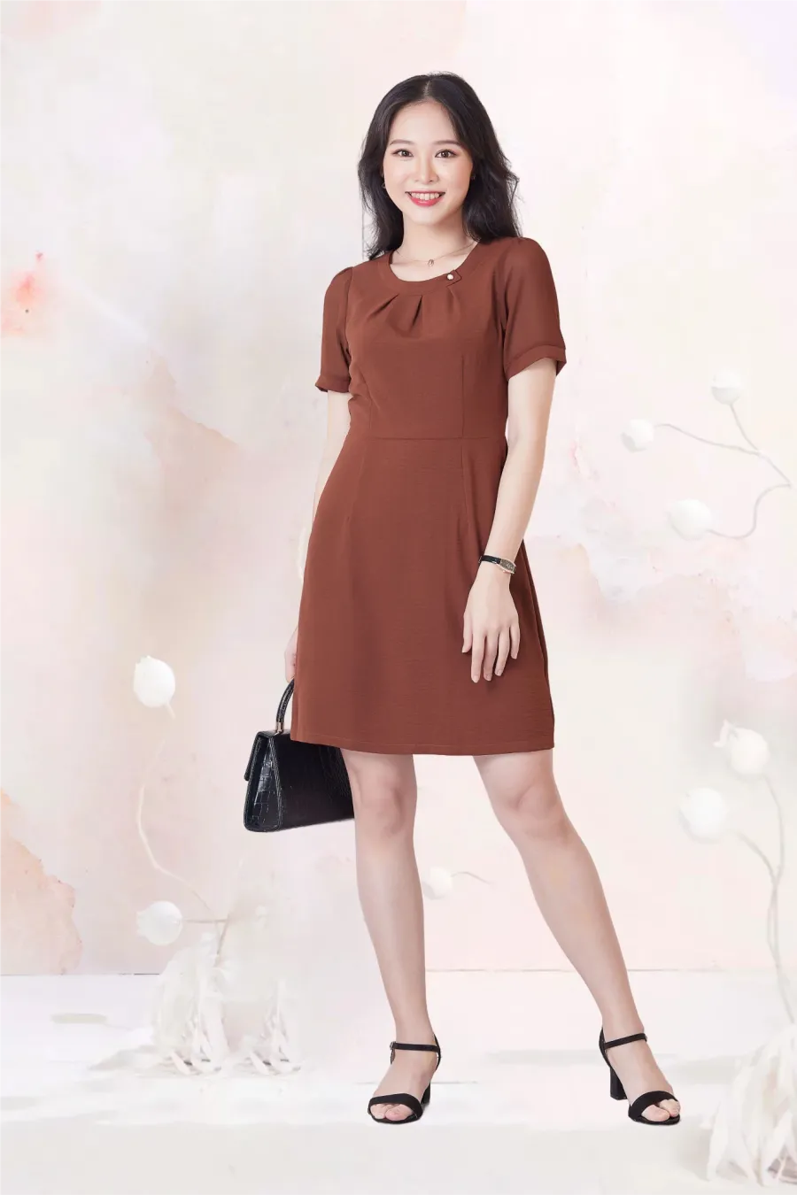 Đầm Trung Niên Chiffon DN0P1243