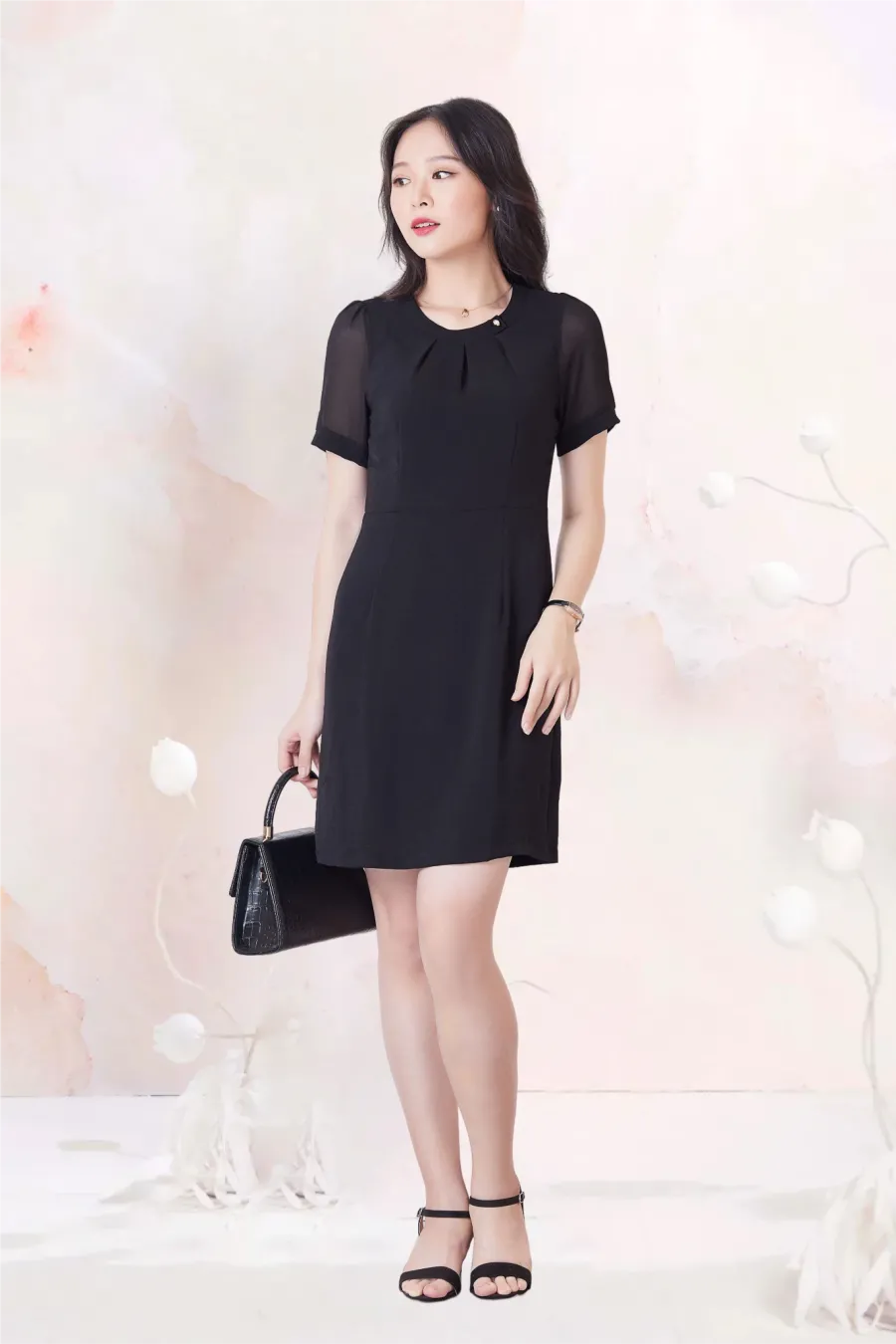 Đầm Trung Niên Chiffon DN0P1243