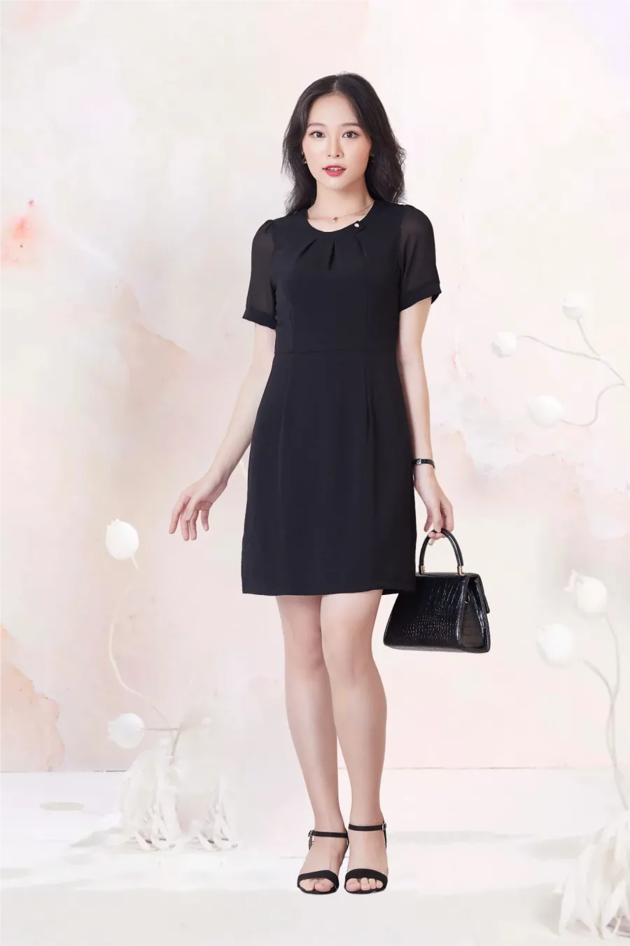 Đầm Trung Niên Chiffon DN0P1243