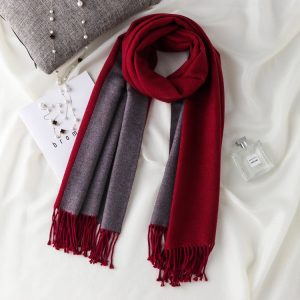 Khăn Cashmere 2 mặt trơn CA901