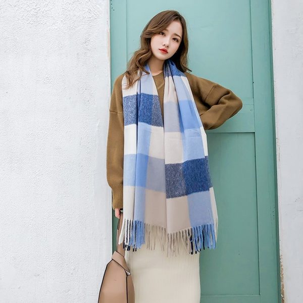Khăn cashmere caro CA805