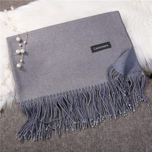 Khăn choàng CASHMERE TRƠN 2 MÀU CA708