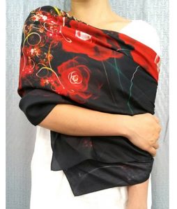 Khăn choàng Lụa Tơ Tằm Việt Nam LVS1301