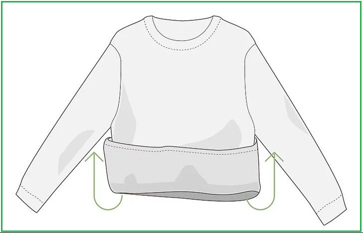 Lộn trái tất cả áo len cần giặt để giảm đi sự ma sát trong quá trình giặt