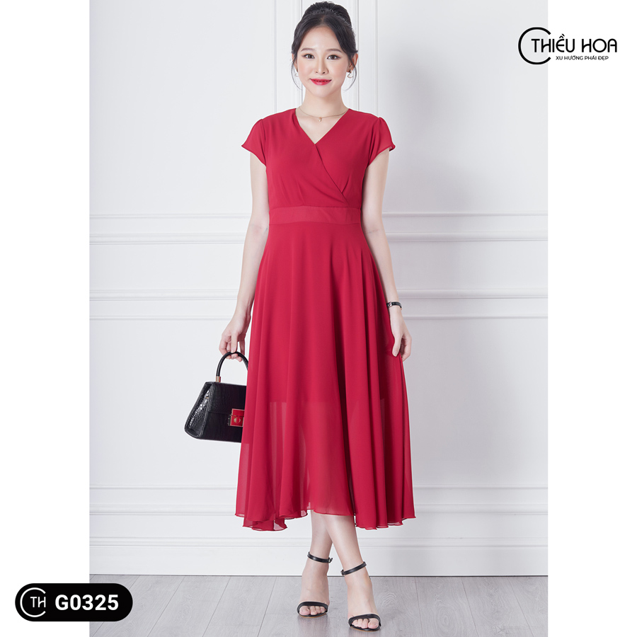 Đầm Trung Niên Chiffon Dạ Hội DD1G0325