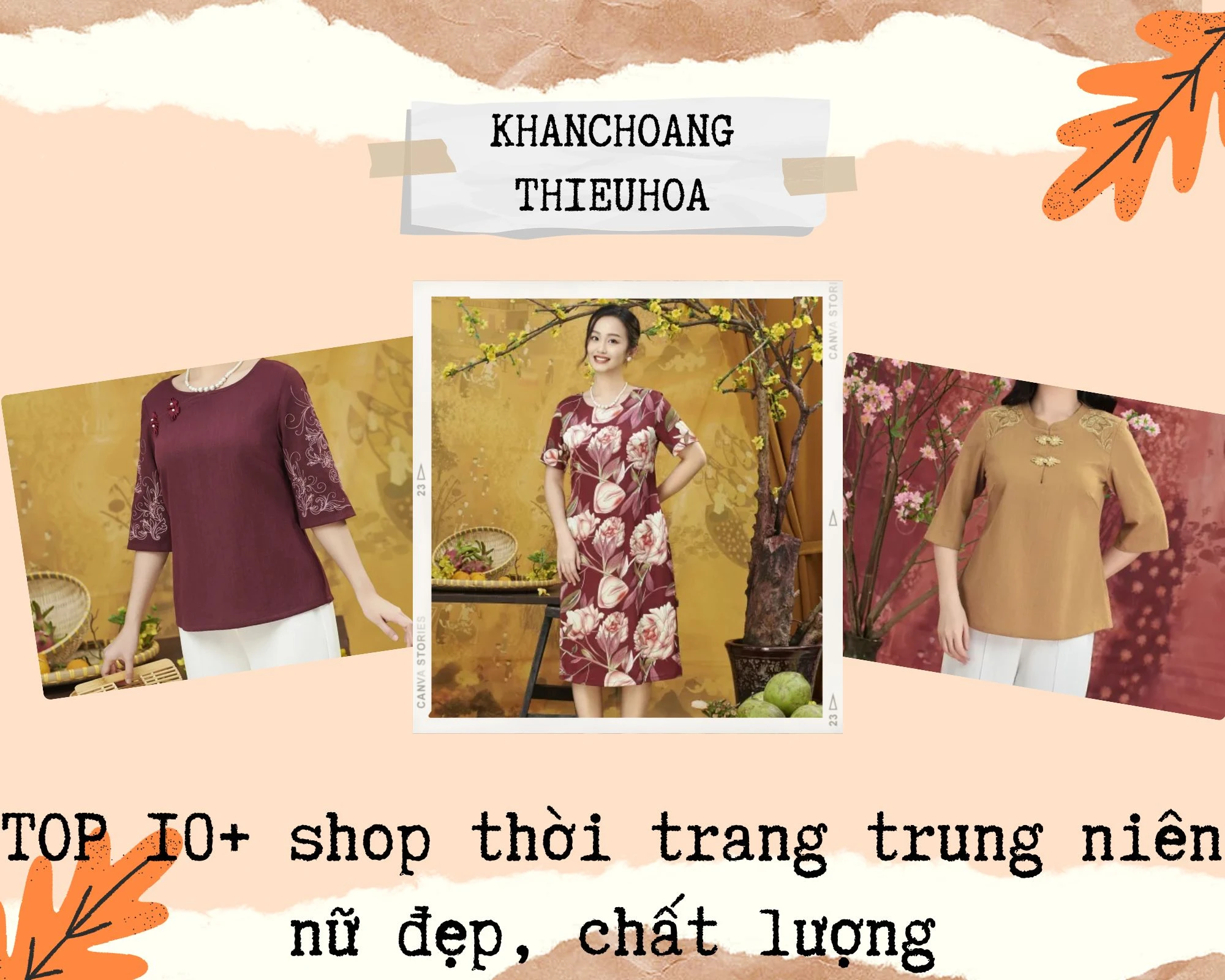 TOP 7 shop bán đầm trung niên TP.HCM đẹp, thời trang